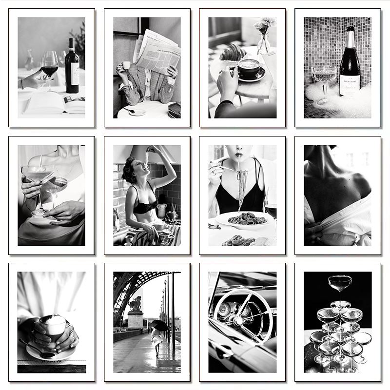 Fashion Women Picture - Poster Moderno di Lusso con Donne