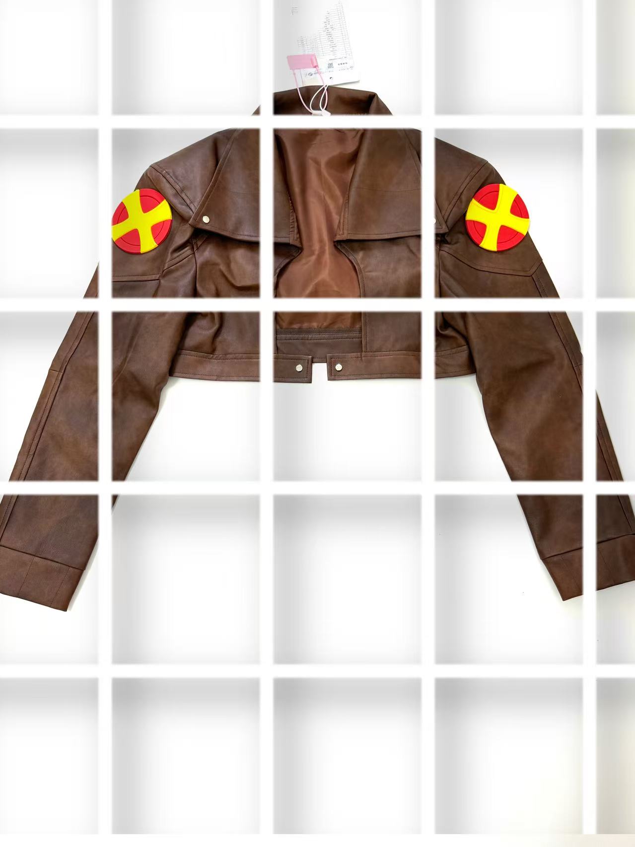 Women'S Fashion Leather Jacket - Giacca Cosplay Top Rivals Costume di