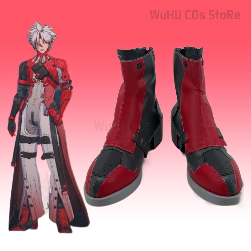 Women'S Fashion Leather Jacket - Gioco Wuthering Waves Scar Scarpe Cosplay