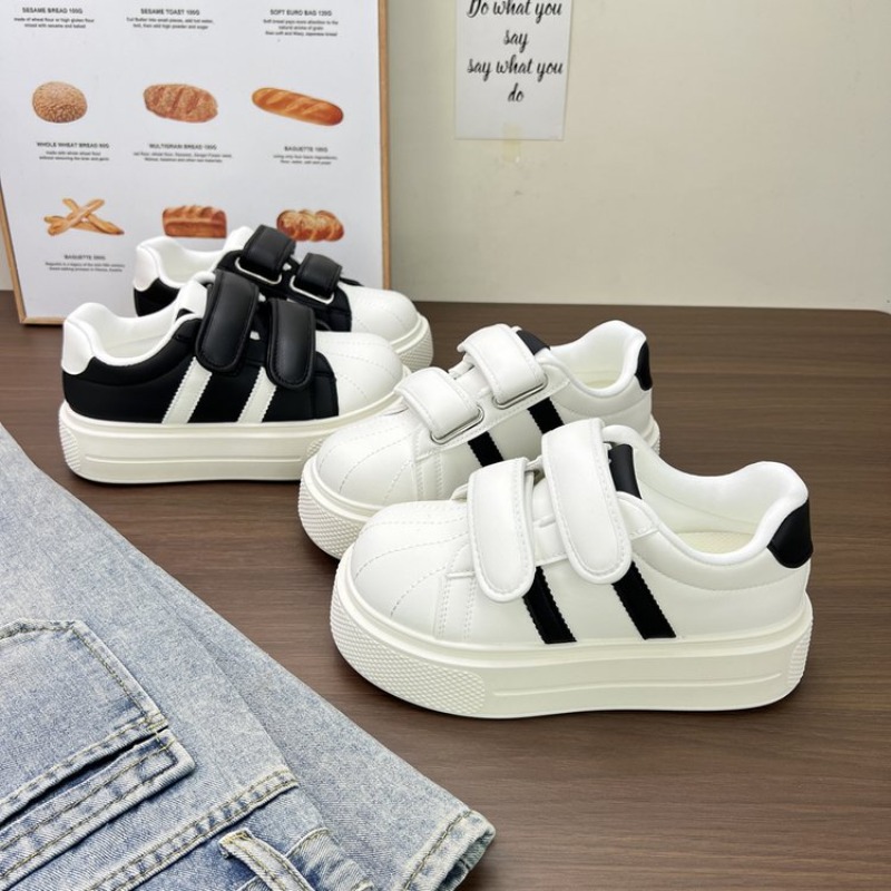 Women'S Fashion Velcro Sneakers - Sneakers da donna a righe con