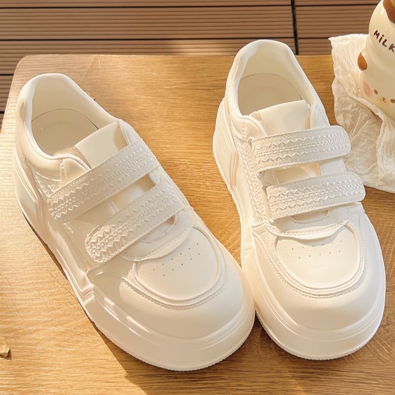 Women'S Fashion Velcro Sneakers - Sneakers con Plateau in Velcro da