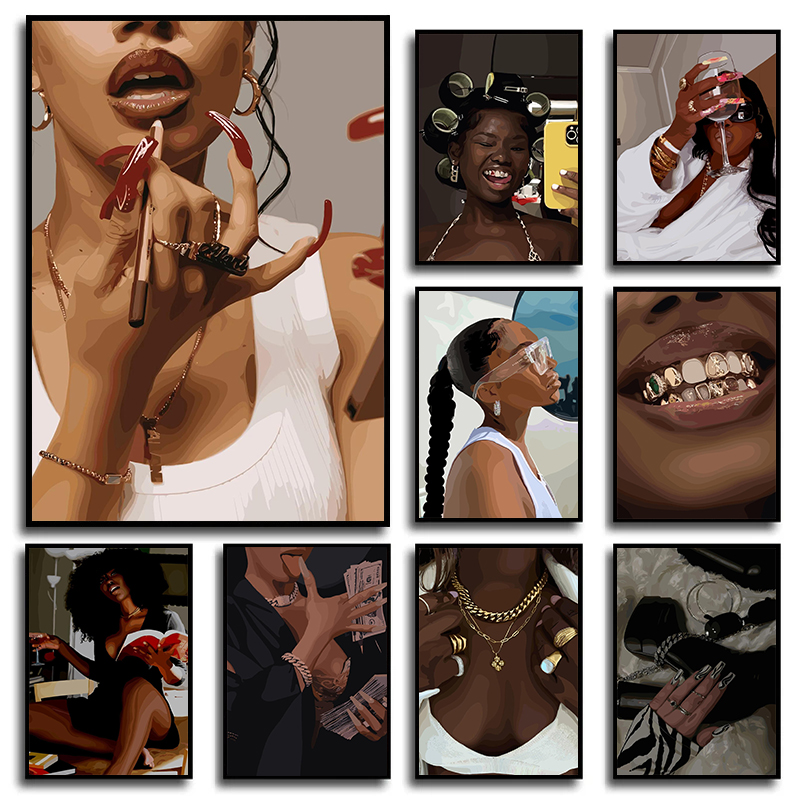 Fashion Women Picture - Poster e Stampe di Moda Moderna