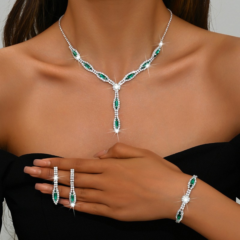 Women'S Day Fashion Show - Orecchini Collana Bracciali Set di gioielli