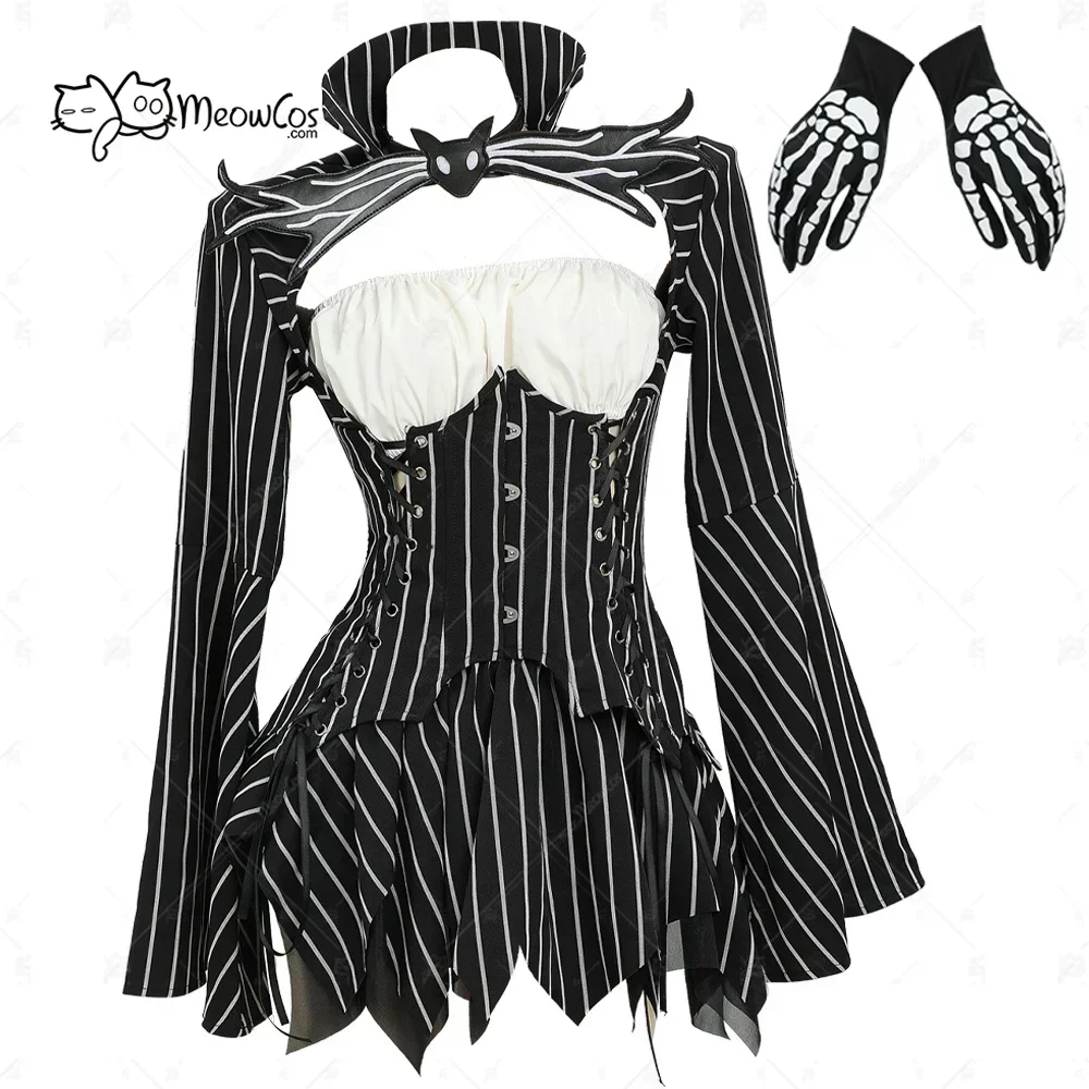 Women'S Fashion Gloves - MEOWCOS Costume Cosplay Jack da donna