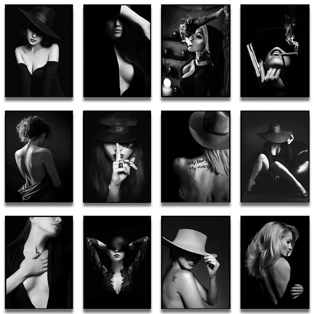 Fashion Women Picture - Quadro su Tela Moderno con Donna