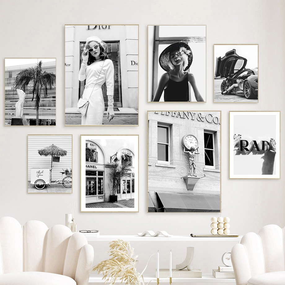 Fashion Women Picture - Nuova Arte Murale su Tela con