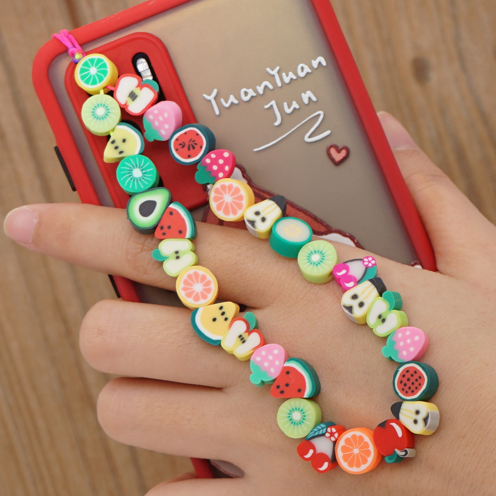 Cute Fruit Bead Phone Strap Ch - Fashion Women Picture recensione e prezzo