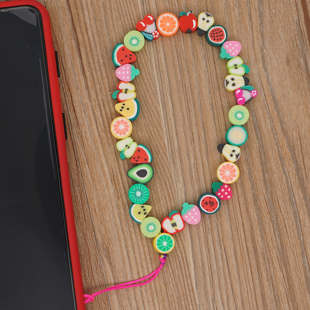 Cute Fruit Bead Phone Strap Ch - Fashion Women Picture recensione e prezzo