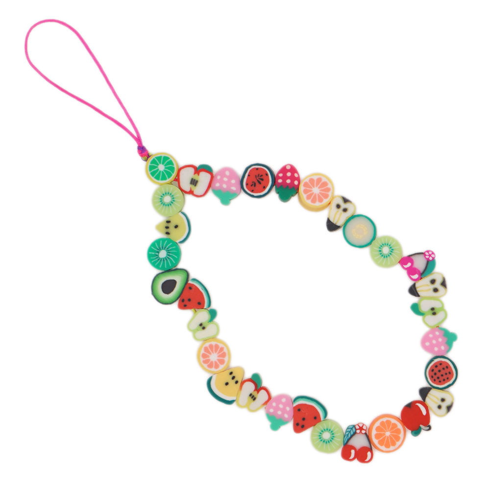 Cute Fruit Bead Phone Strap Ch - Fashion Women Picture recensione e prezzo