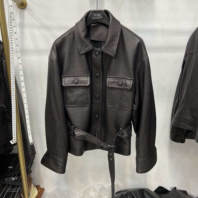 Cappotto Primaverile di Lusso  - Women'S Fashion Leather Jacket recensione e prezzo