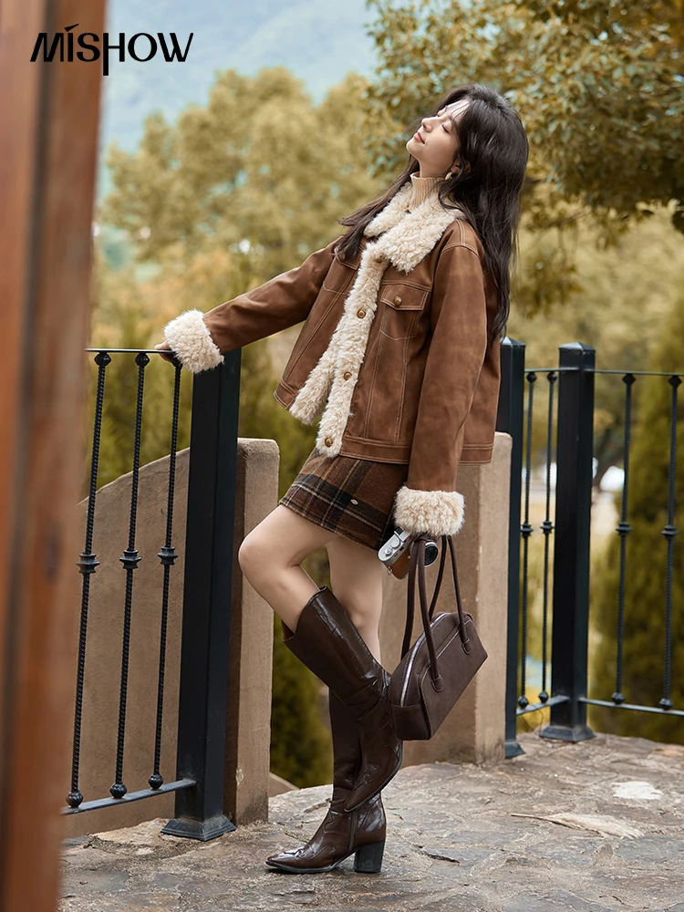 MISHOW Giacca in pelliccia di  - Women'S Fashion Leather Jacket recensione e prezzo
