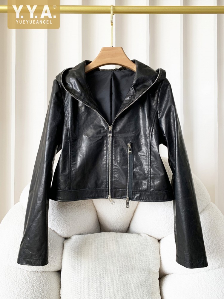 Giacca Casual Autunnale da Don - Women'S Fashion Leather Jacket recensione e prezzo