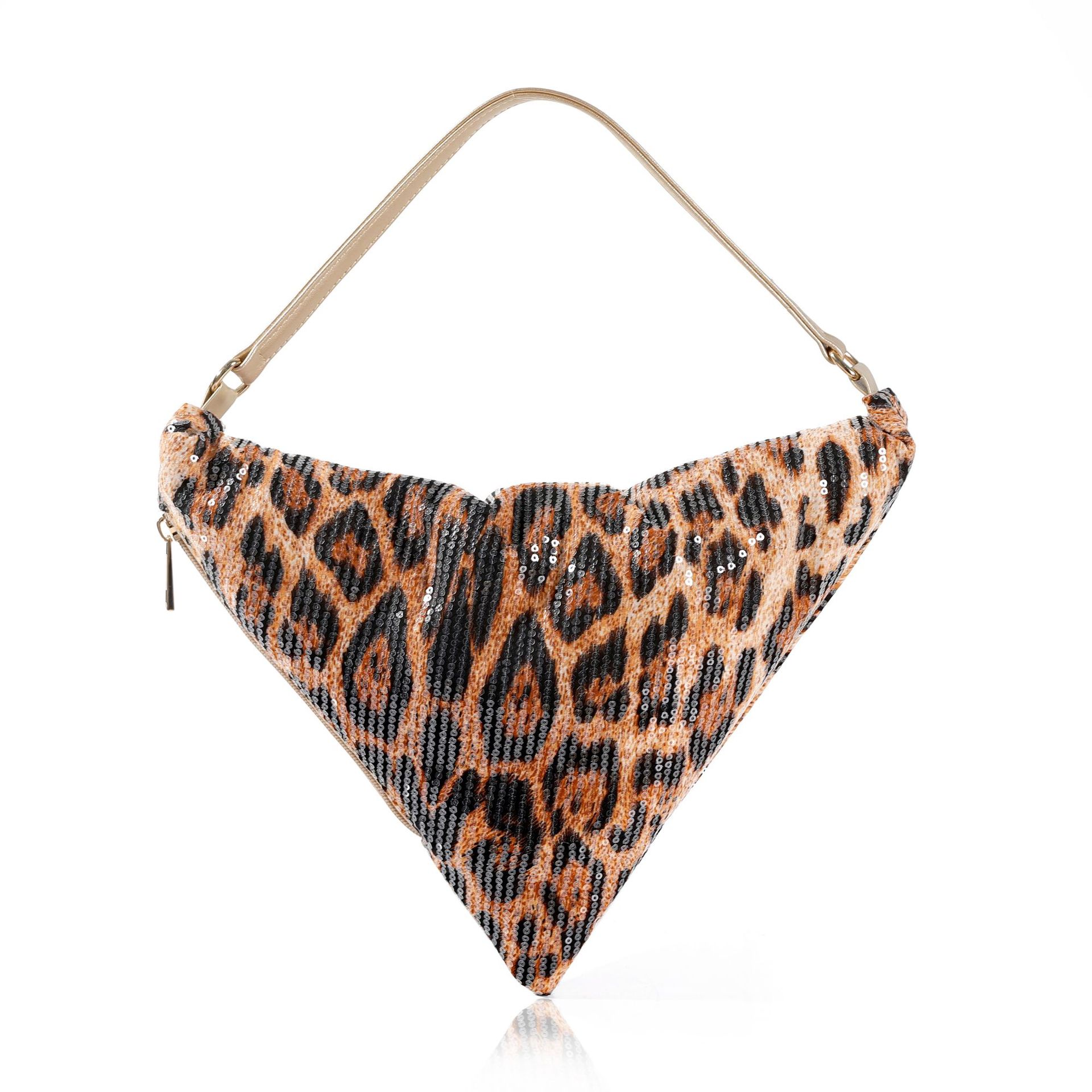 Borsa a mezzaluna con stampa l - Women'S Fashion Trends Spring 2026 recensione e prezzo