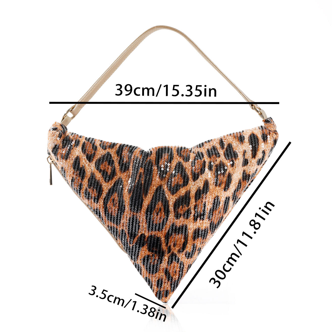 Borsa a mezzaluna con stampa l - Women'S Fashion Trends Spring 2026 recensione e prezzo