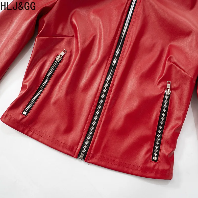HLJ&GG Giacca in pelle con cer - Women'S Fashion Leather Jacket recensione e prezzo