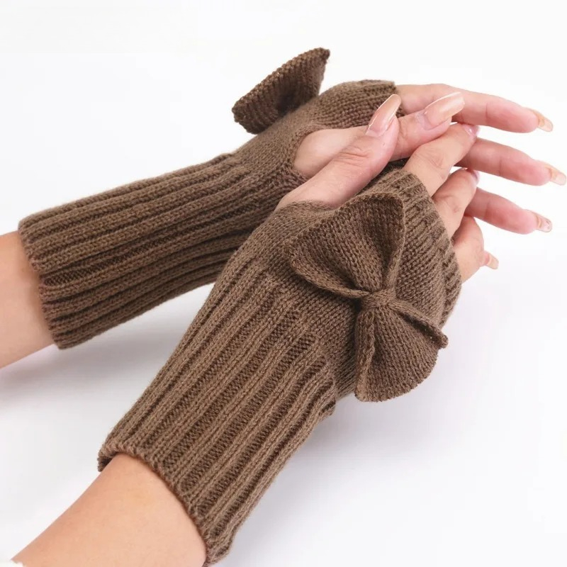 Guanti senza dita con fiocco i - Women'S Fashion Gloves recensione e prezzo