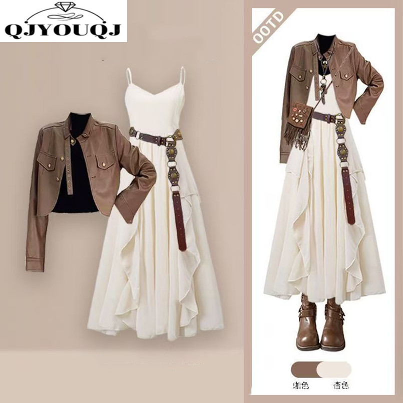 Set da donna alla moda Primave - Women'S Fashion Leather Jacket recensione e prezzo