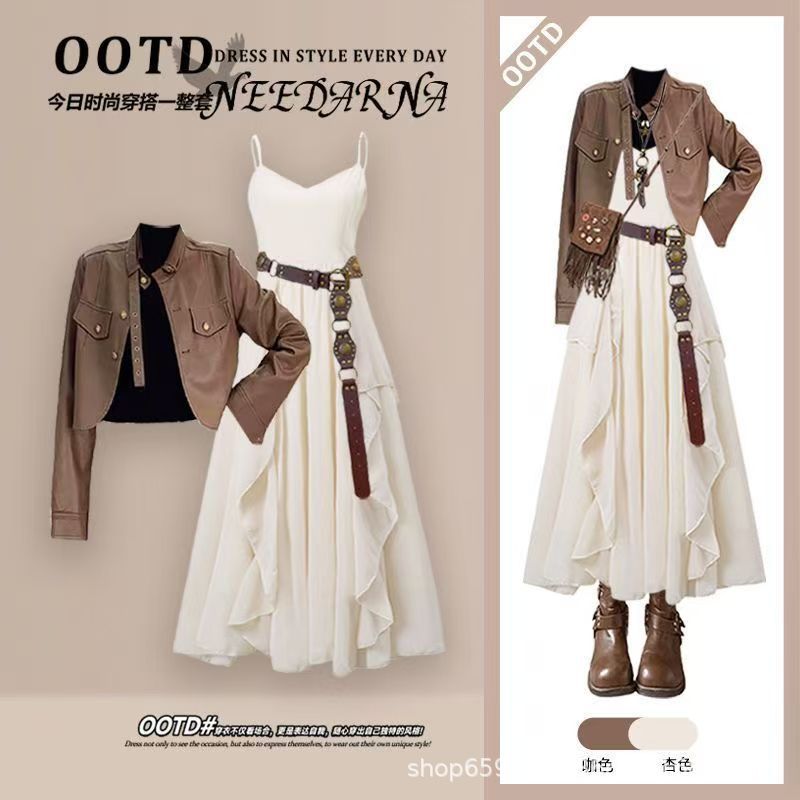 Set da donna alla moda Primave - Women'S Fashion Leather Jacket recensione e prezzo