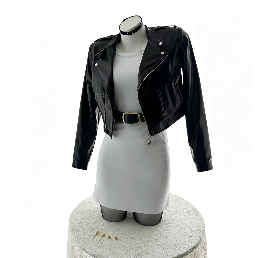 Costume Cosplay Completo di Yo - Women'S Fashion Leather Jacket recensione e prezzo