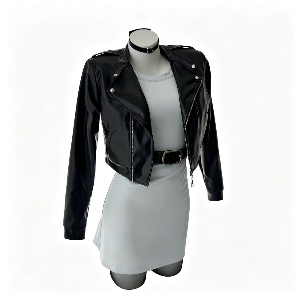 Costume Cosplay Completo di Yo - Women'S Fashion Leather Jacket recensione e prezzo