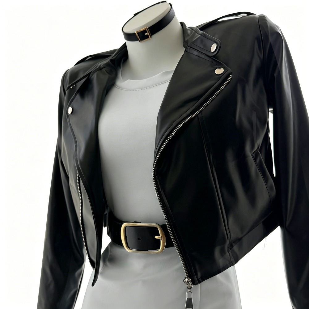 Costume Cosplay Completo di Yo - Women'S Fashion Leather Jacket recensione e prezzo